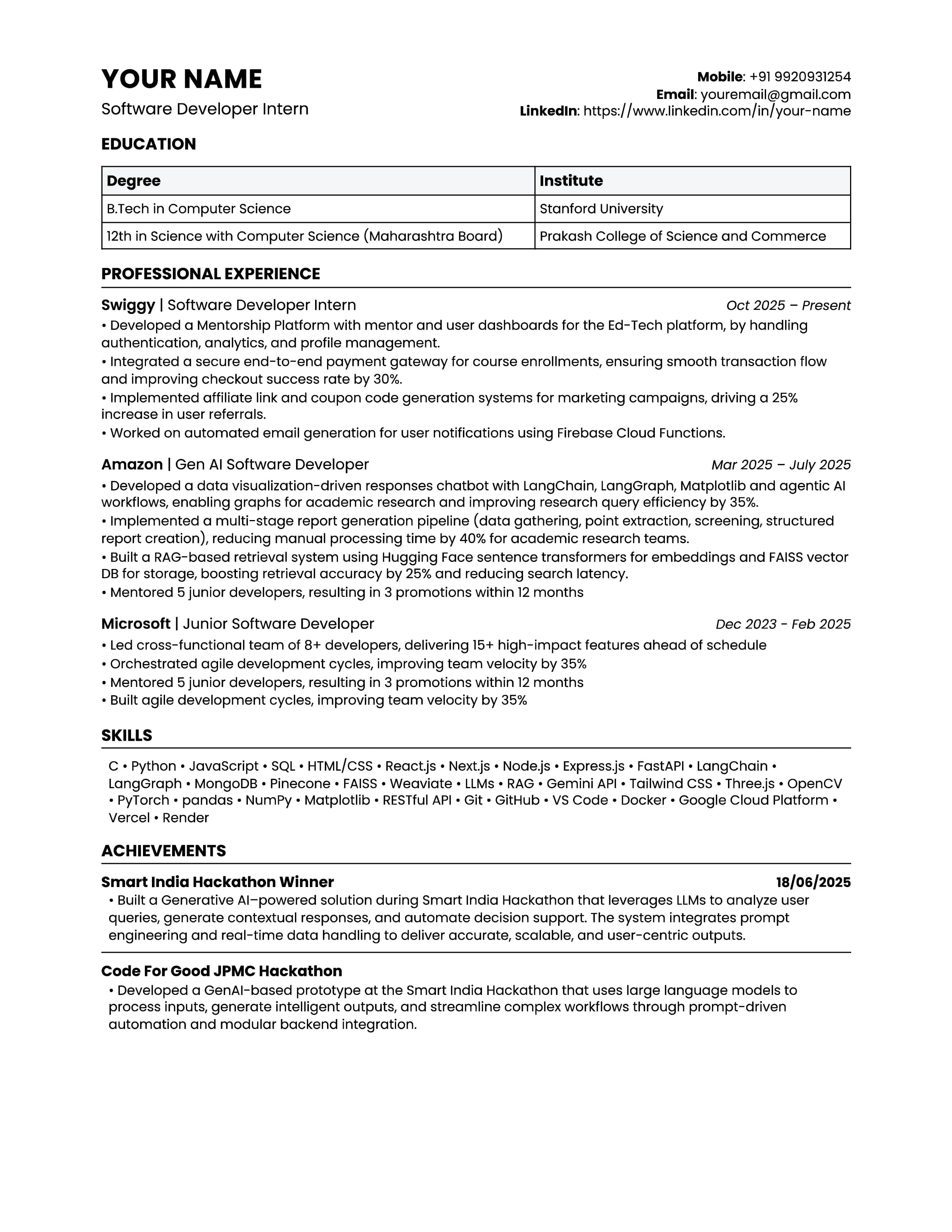 Rabel template preview